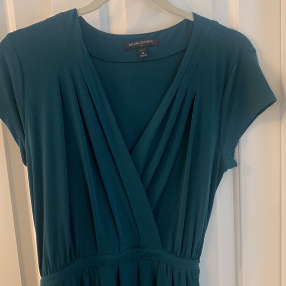 Banana Republic Teal midi dress - Picture 3 of 6